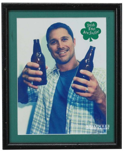 11X9 IRISH GEOF TWO BEER BLK/FRMD