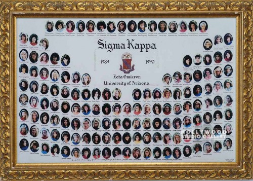 29X41 ORNATE FRM SORORITY POSTER___