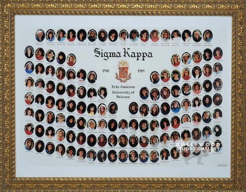 36X45 ORNATE FRM/SORORITY POSTER