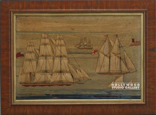 27x36 PRIM.THREAD SHIPS/WIDE WOOD