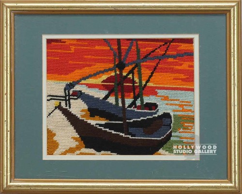 13X16 NEEDLEPOINT BOATS