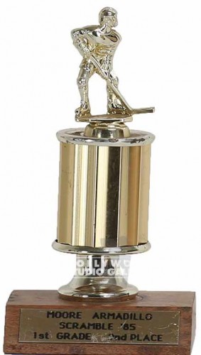 9" WOMAN RUNNING TROPHY