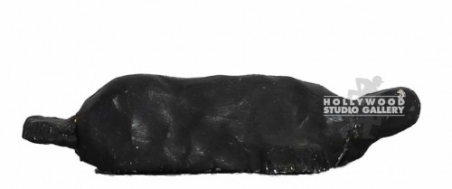 8" CERAMIC WALRUS  BLACK
