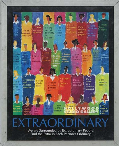 22X18 EXTRAORDINARYINSP/POSTER