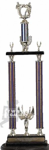 34 KARATE TROPHY PURPLE