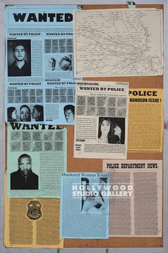 24x36 WANTED BULLETIN BOARD/SLVR MTL