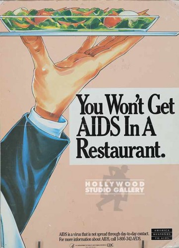 22x16 Won`t Gat Aids.../Aids Poster