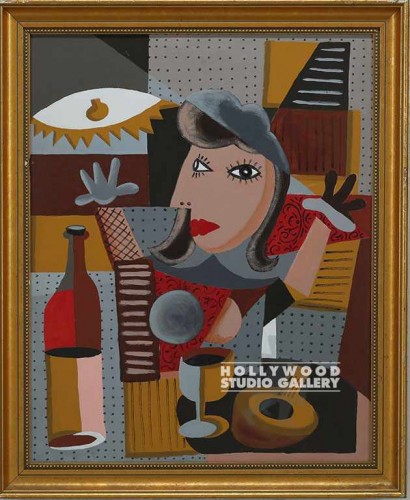 35x29 Cubist Woman 2