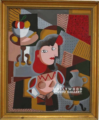 35x29 Cubist Woman 1
