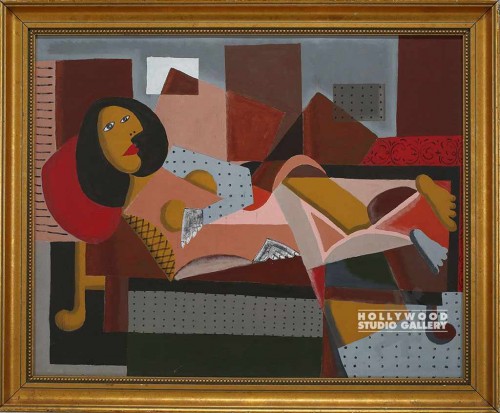 29x35 Cubist Reclining