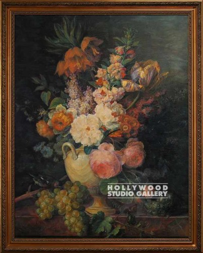 56x45 Spaendonck Vase de Fleurs/Orn