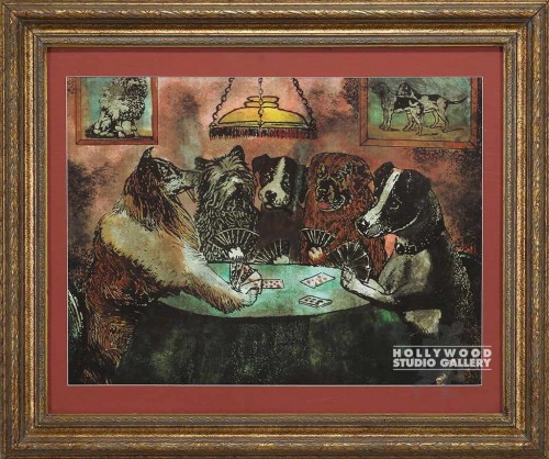 32x38 Dogs Playing Poker/JJ     CLR