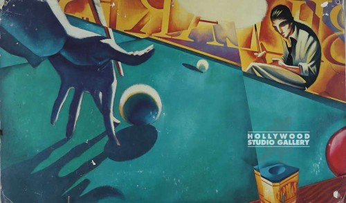 15x25 POOL POSTER/ABSTRACT /UNFRMED
