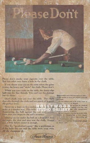 25x16 Please Don`t/Pool Rules/Unfrm