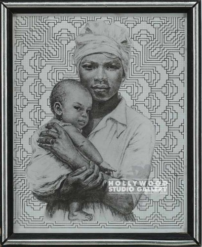 11x9 Ethnic/Mother & Child Drawing