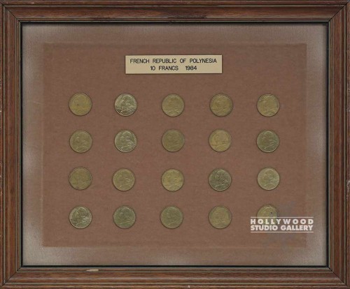 12x14 COIN SET/REP.POLYNESIA/1984