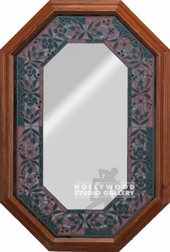 31x21 Octagonal Mirror/Etched Desgn