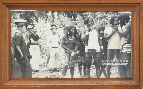 12x19 B/W Ethnic Natives Group