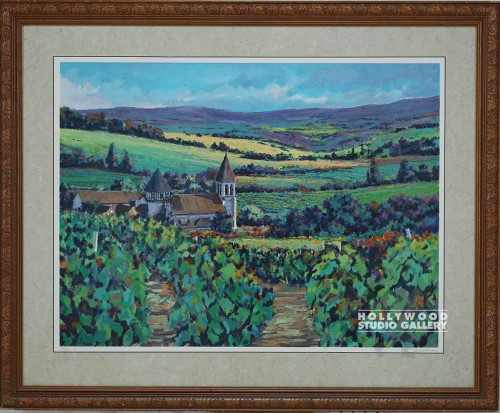 34x41 Schaar/Vineyard/In Spring...