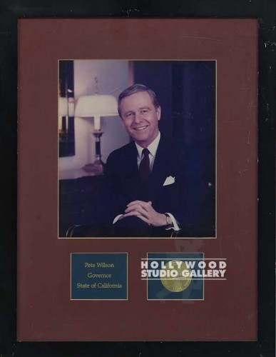 PETE WILSON,CALIFORNIA GOVERNOR