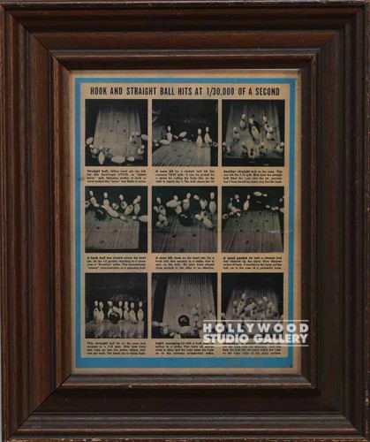 19x16 9 Bowling Photos/Framed