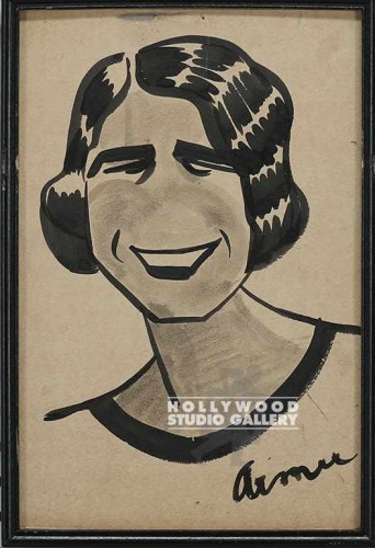 16x11 Faux Movie Star Caricature