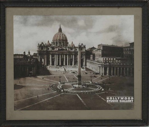 21x24 Rome Sepia/Vatican/Drk Frme