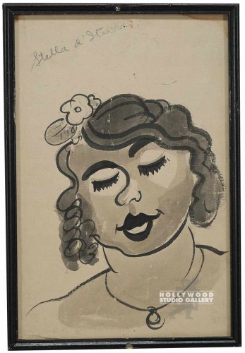 16x11 Faux Movie Star Cartoon