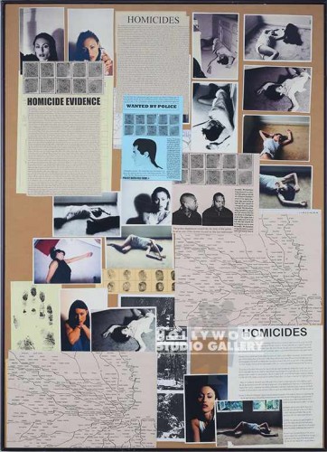 40x29 POLICE HOMICIDE PHOTOS/BLACK