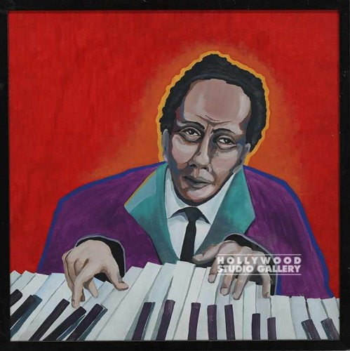 25x25 RF Red Jazz Piano Player/CNVS