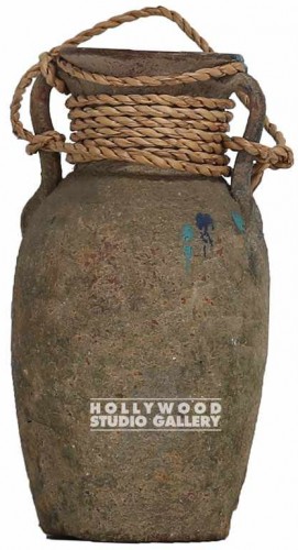 9" Miniature Jug With Rope