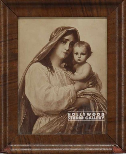 13x10 Sepia/Religious/Mother, Child