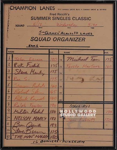 11x9``Team Schedule Black Frame