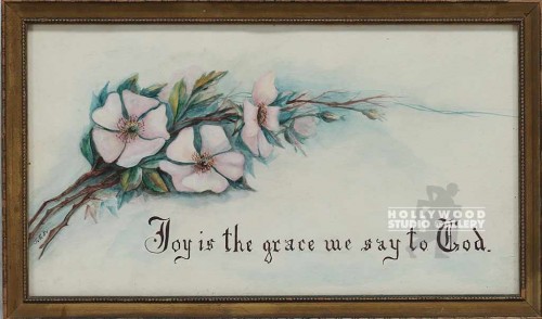 8x13 Joy Is The Grace...God/Framed