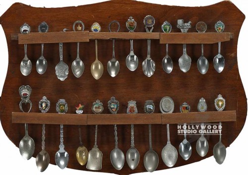 12x17 Wood Holder/24 Spoons