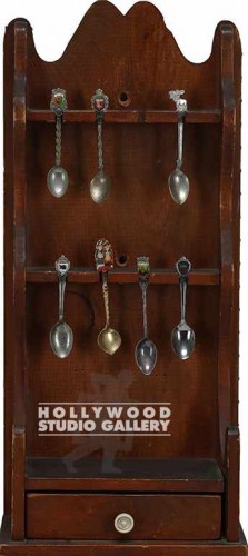 23x10 Wooden Holder/8 Spoons