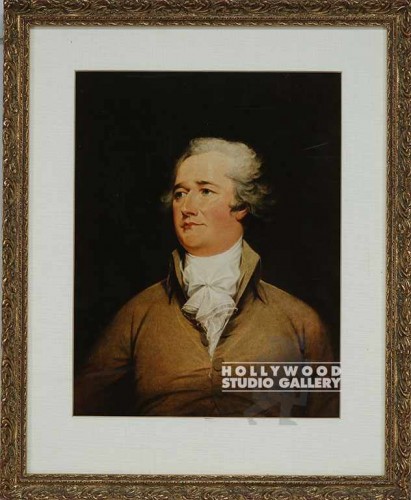 20x16 Alexander Hamilton Port. Gold