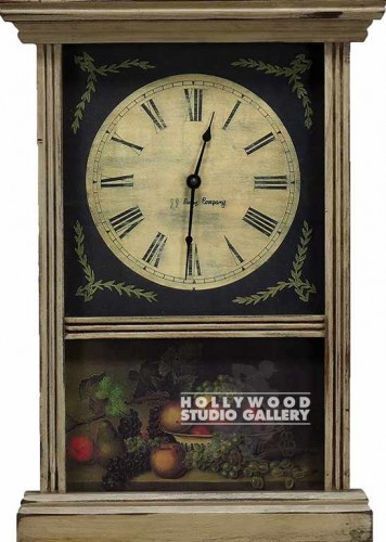 FRUIT SCENE BELOW CLOCK