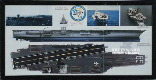 13x26 NAVAL AIRCRAFT CARRIER BLCK