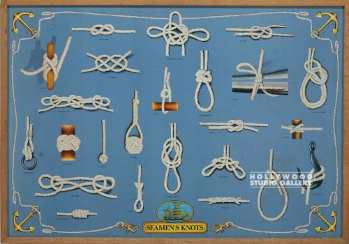 28x40 FRAMED/SEAMANS KNOTS