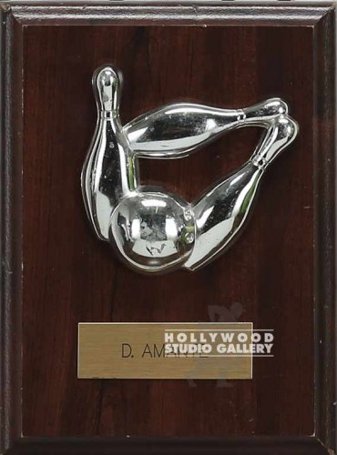 8X6 BOWLING PIN PLAQUE