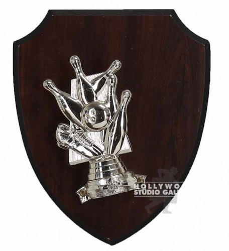9x7 SHOES/PINS BOWLING PLAQUE