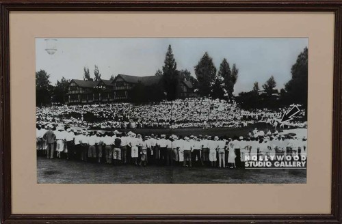 20x31 B/W Golf Tournament Photo