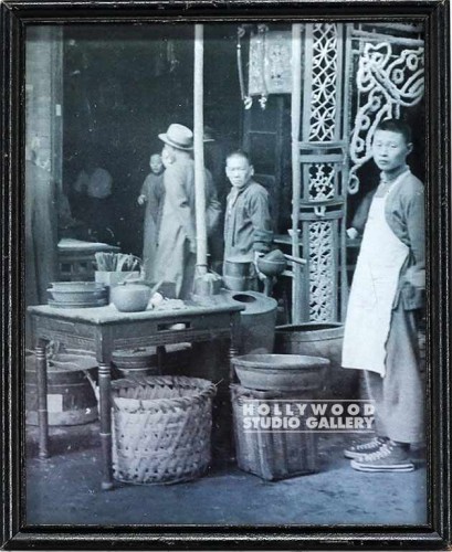 8X10 B/W Photo Of Chinese Men