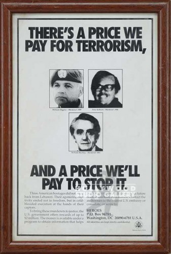19X13 CIA "A PRICE WE PAY.."BRWN FR
