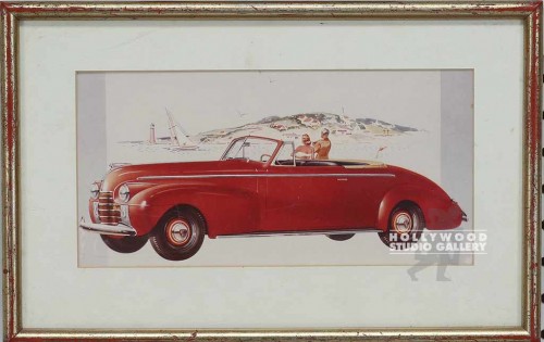 9x15 Vintage Car Photograph