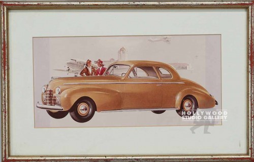 9x15 Vintage Car Photograph