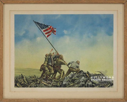 13x17 Raising Flag At Iwo Jima