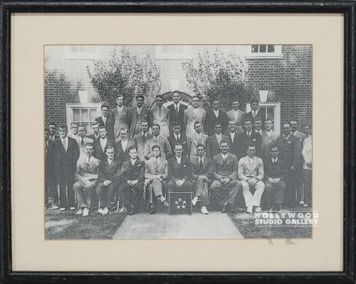 12x15 B W MEN GROUP PHOTO BLCK FRM