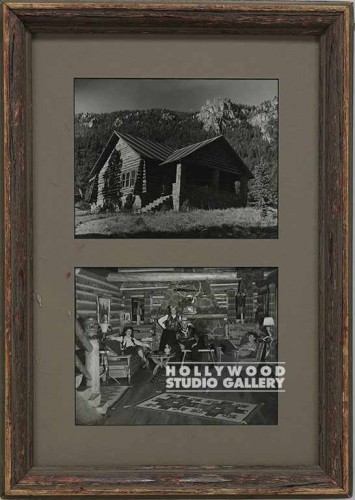 23x16 B/W Double Image/Lodge Photo